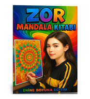 Zor Mandala Kitabı (Arkası Boş 45 Mandala)