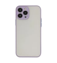 Apple İphone 14 Pro Kılıf Montreal Silikon Kapak - Mor