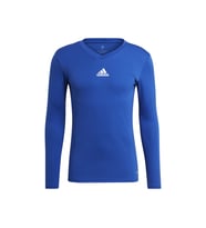 adidas Team Base Tee Erkek Futbol Uzun Kollu Antrenman Tişörtü GK9088 Mavi