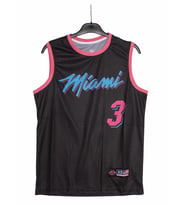 Miami Heat 3 Dwyane Wade Unisex Basketbol Forma (Siyah)