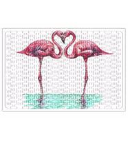 Aşk Kuşları Flamingo 3 Puzzle 240 Parça Yapboz