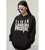 Linkin Park Rock Metal Baskılı Unisex Oversize Müzik Grubu Hoodie