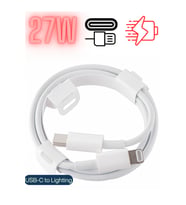 iPhone Uyumlu iPhone 6-6 Plus / 6S-6S Plus / 7-7 Plus / 8-8 Plus Şarj Data Kablosu Usb-C To Lightning 27W - 1 Metre