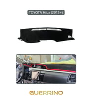 TOYOTA Hilux (2015+)TORPİDO KORUMA HALISI GRİ KENAR