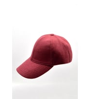Kadın Bordo Yünlü Kışlık Beyzbol Kep Şapka