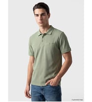 LCWAIKIKI Classic Yeşil Polo Yaka Dokulu Erkek Tişört