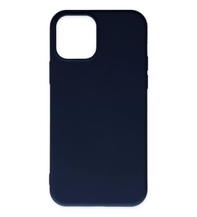 Newface Apple iPhone 11 Pro Max Kılıf Nano içi Kadife Silikon - Lacivert