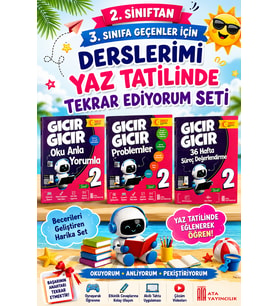 2.Sınıftan 3.Sınıfa Geçenler İçin Derslerimi Yaz Tatilinde Tekrar Ediyorum Seti -6