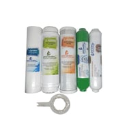 Pera Water Açık Kasa Su Arıtma Cihazlarına Uygun Mebransız 5 Li Alkali Filtre Seti Açma Anahtarlı