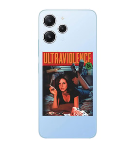 Xiaomi REDMI 12 Uyumlu Lana Del Rey Ultraviolence Desenli Şeffaf Telefon Kılıfı