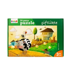 Eolo 24 Parça Yer Puzzle Çiftlikte