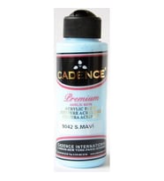 Cadence Premium Akrilik Boya 120 ml. 9042 S. Mavi 