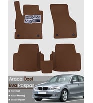 BMW 1 SERİSİ E87 (2004-2011) Uyumlu EVA Paspas Tam Set–Araca Özel,Su Geçirmez,Kolay Montaj