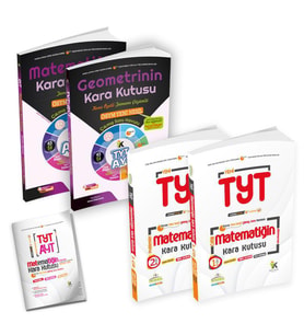 YKS TYT Matematiğin Kara Kutusu 1. ve 2.Cilt ve Geometri -AYT Matematik 4lü Çıkm