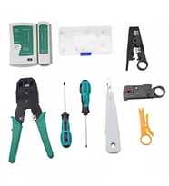 Powermaster PM-15953 RJ9-RJ11-RJ45 3 lü Penseli Kablo Test Telefon İnternet Kablo Jack Soket Onarım Seti