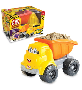 Art Sand Kumlu Oyun Kamyonu Kum Seti 250 Gr. - Oyun Kumu Seti - Kinetik Kum Seti - Natural Kum - Doğ