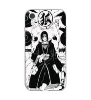 Iphone XR Uyumlu Itachi Uchiha Tasarımlı Şeffaf Telefon Kılıfı