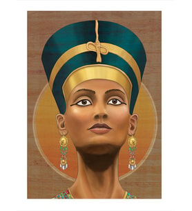 Nefertiti Tasarım Mdf Tablo