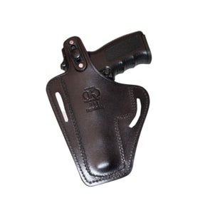 Cz 75 Deri Tabanca Kılıfı Siyah Baskılı Kapalı