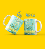 Van Gogh Badem Çiçeği Tasarımlı Kupa Bardak