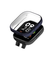 Xiaomi Redmi Watch 3 Uyumlu 360 Derece Korumalı Kasa ve Ekran Koruyucu Zore Watch Gard 30 (Lacivert)