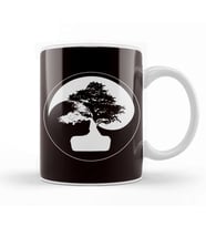 Bonsai Tree Yin Yang Japanese Art Meditation Balance Yoga Kupa Bardak Porselen