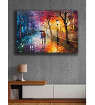 Koç stüdyo Modern tasarım kanvas tablo 50x70 (Çok Renkli)