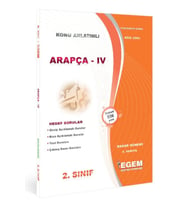 Egem Yayınları AÖF Arapça 4 Bahar Dönemi 4. Yarıyıl Konu Anlatımlı Soru Bankası (Çok Renkli)