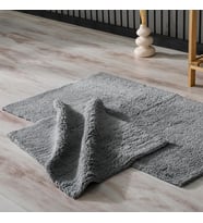 Lolavien Moppi Banyo Paspası - Gri - 60x100cm