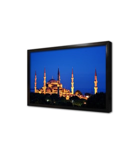 Sultanahmed Camii Gece Çerçeveli Mdf Tablo
