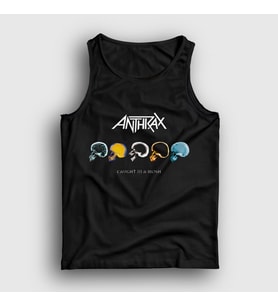 Presmono Unisex Siyah Mosh Anthrax Atlet 10320tt