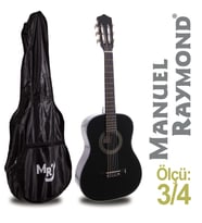 Klasik Gitar Junior Manuel Raymond MRC87BK (KILIF HEDİYE)