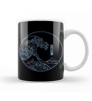 Neon Wave Kupa Bardak Porselen
