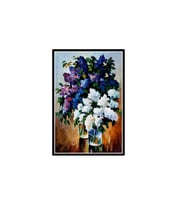 Çiçek Tasarımlı 20x30 Cm Retro Ahşap Poster