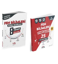 KORAY VAROL YAYINLARI 8. SINIF FEN BİLİMLERİ TEMEL ADIMLAR SORU BANKASI VE 25 SİSTEMATİK SARMAL DENE