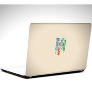 Avatar Minimal Laptop Sticker 10 İnch (25X19CM)
