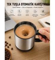 Mikser Kupa Yazılı Mug Bardak Karıştırma Özelliği