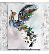 Kuşlar Anka Simurg  Kanvas Tablo (8 Farklı Ölçü)