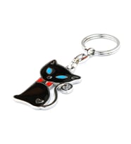 Kedi Tasarımlı Anahtarlık-Siyah ''NewLifePromosyon'' MDL278
