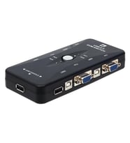 PM-15166 4 Kanal VGA KVM Switch (4 Bilgisayarı Tek Elden Yönetin)