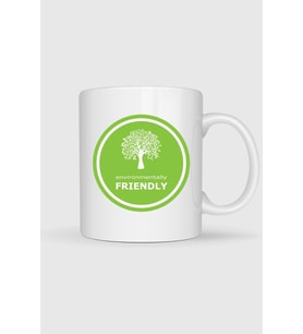 Environmentally Friendly Natural Environment Tasarımlı Kupa Bardak