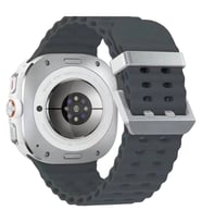 Watch 7 Ultra Kr417 Rug Silikon Kordon - Koyu Gri