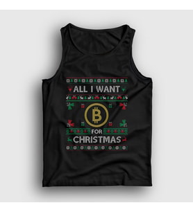 Presmono Unisex Siyah Bitcoin For Christmas Yılbaşı Atlet 268988tt