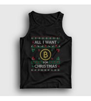 Presmono Unisex Siyah Bitcoin For Christmas Yılbaşı Atlet 268988tt