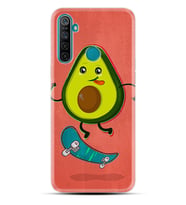 Realme 5i 5 Pro 6i 7 Pro 8 Kılıf Desemli Silikon Avokado Skate 1741