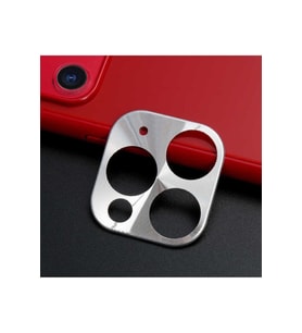 Apple iPhone 11 Pro Max Uyumlu Zore Metal Kamera Koruyucu (Gri)