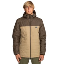 Billabong Surf Check Puffer Erkek Mont EBYJK00115 (Kahverengi)