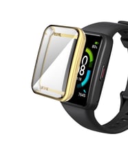 Huawei Band 6 Silikon Parlak Renkli Ekran Koruyuculu Kasa Koruyucu 02