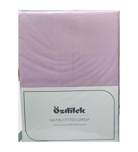 Özdilek Colourist Fitted Lastikli Battal Çift Kişilik Çarşaf Seti (180x200)-Rose