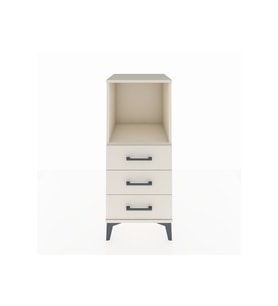 Hyperion Komodin Tek Raflı 3 Çekmeceli 44x44x106 Aytaşı-Aytaşı